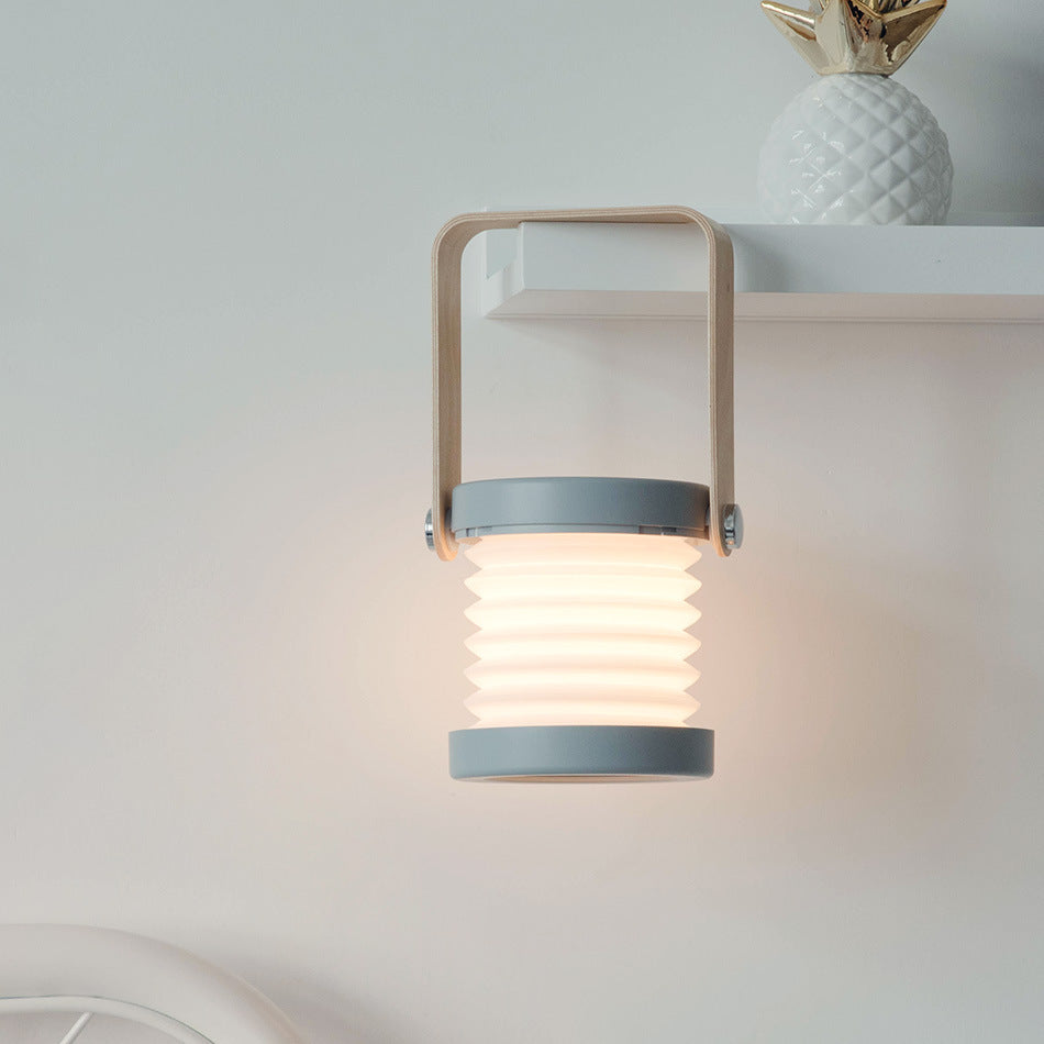 Glatino Foldable Touch LED Night Light Dimmable USB Rechargeable Portable Lantern for Home Decor Reading