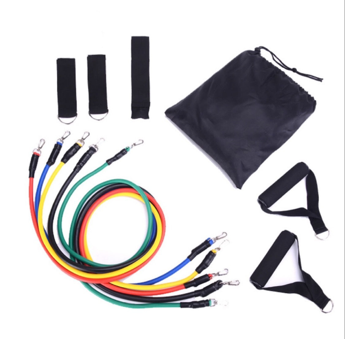 Glatino Portable Fitness Rally – Elastic Resistance Pull Rope for Full-Body Workouts, Yoga, Pilates & Strength Training