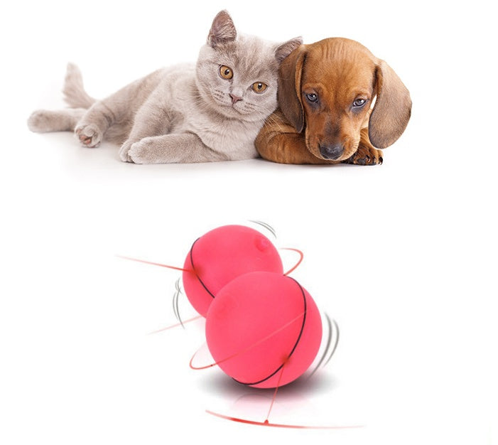 LED Laser Rolling Cat Toy Ball | Interactive Electronic Pet Toy for Cats & Kittens