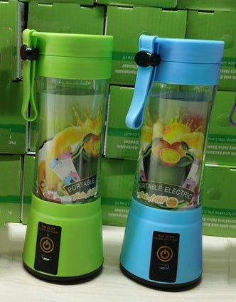 Glatino Portable USB Rechargeable Mini Blender Electric Juicer 6 Blades Fruit Juice Mixer for Home Travel