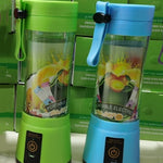 Glatino Portable USB Rechargeable Mini Blender Electric Juicer 6 Blades Fruit Juice Mixer for Home Travel