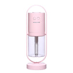 Glatino Magic Shadow USB Air Humidifier with Projection Night Light – Ultrasonic Mini Mist Maker for Home, Car & Office