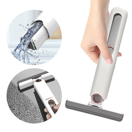 Glatino Mini Mops Floor Cleaning Sponge Squeeze Mop Portable Household Home Car Glass Desk Cleaner Tool