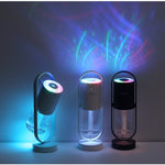 Glatino Magic Shadow USB Air Humidifier with Projection Night Light – Ultrasonic Mini Mist Maker for Home, Car & Office