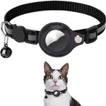 Reflective Airtag Pet Collar – Waterproof Nylon Dog & Cat Collar with Airtag Holder Case for Safe Tracking | Durable & Adjustable | Glatino