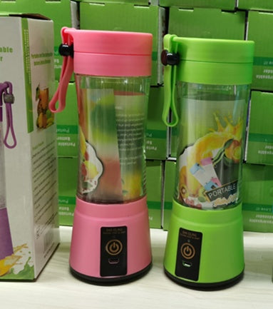 Glatino Portable USB Rechargeable Mini Blender Electric Juicer 6 Blades Fruit Juice Mixer for Home Travel