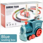 Domino Train Toys Baby Toys Car Puzzle Automatic Release Licensing Electric Building Blocks Train Toy