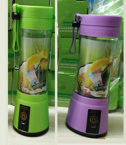 Glatino Portable USB Rechargeable Mini Blender Electric Juicer 6 Blades Fruit Juice Mixer for Home Travel
