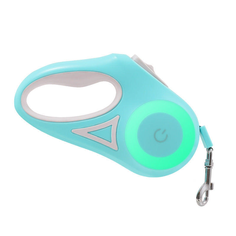 Glatino Retractable Dog Leash with LED Spotlight & Collar – Automatic Pet Traction Rope for Small & Medium Dogs