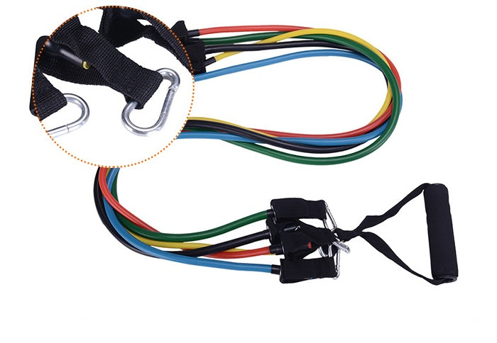 Glatino Portable Fitness Rally – Elastic Resistance Pull Rope for Full-Body Workouts, Yoga, Pilates & Strength Training