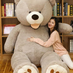 Giant Teddy Bear Plush Toy Huge  Soft Toys  Leather Shell