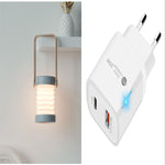 Glatino Foldable Touch LED Night Light Dimmable USB Rechargeable Portable Lantern for Home Decor Reading