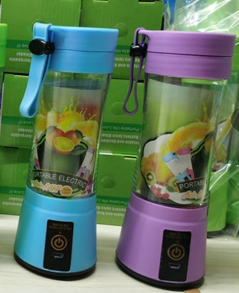 Glatino Portable USB Rechargeable Mini Blender Electric Juicer 6 Blades Fruit Juice Mixer for Home Travel