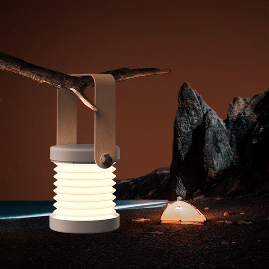 Glatino Foldable Touch LED Night Light Dimmable USB Rechargeable Portable Lantern for Home Decor Reading