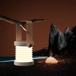 Glatino Foldable Touch LED Night Light Dimmable USB Rechargeable Portable Lantern for Home Decor Reading