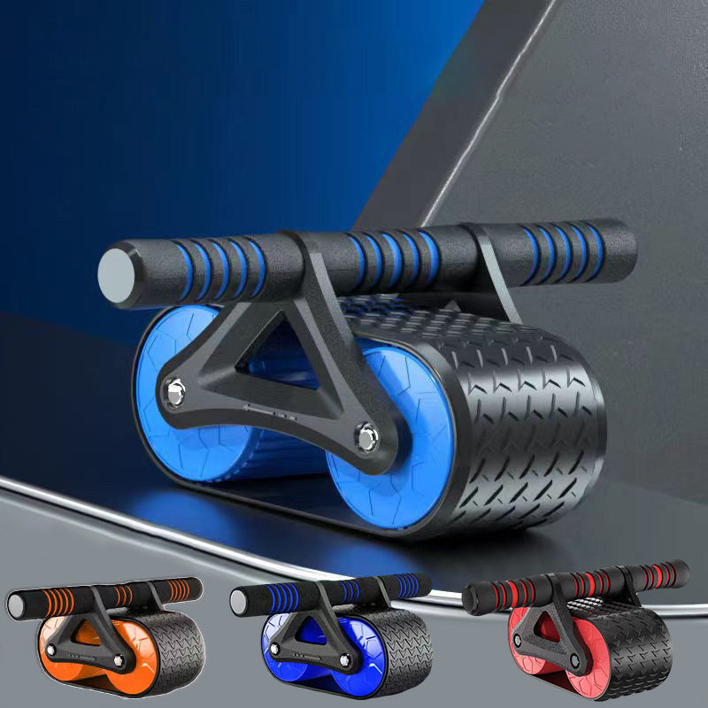 Glatino Double Wheel Ab Roller – Automatic Rebound Abdominal Exerciser & Waist Trainer for Home Gym Fitness