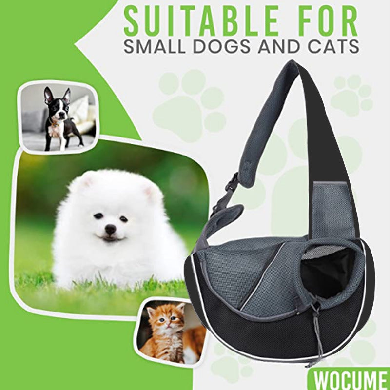 Portable Pet Carrier Bag | Stylish Crossbody Travel Tote for Small Dogs & Cats