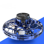 Glatino Mini Fingertip Gyro LED Flying Spinner Toy – Interactive UFO Helicopter Decompression Toy for Kids