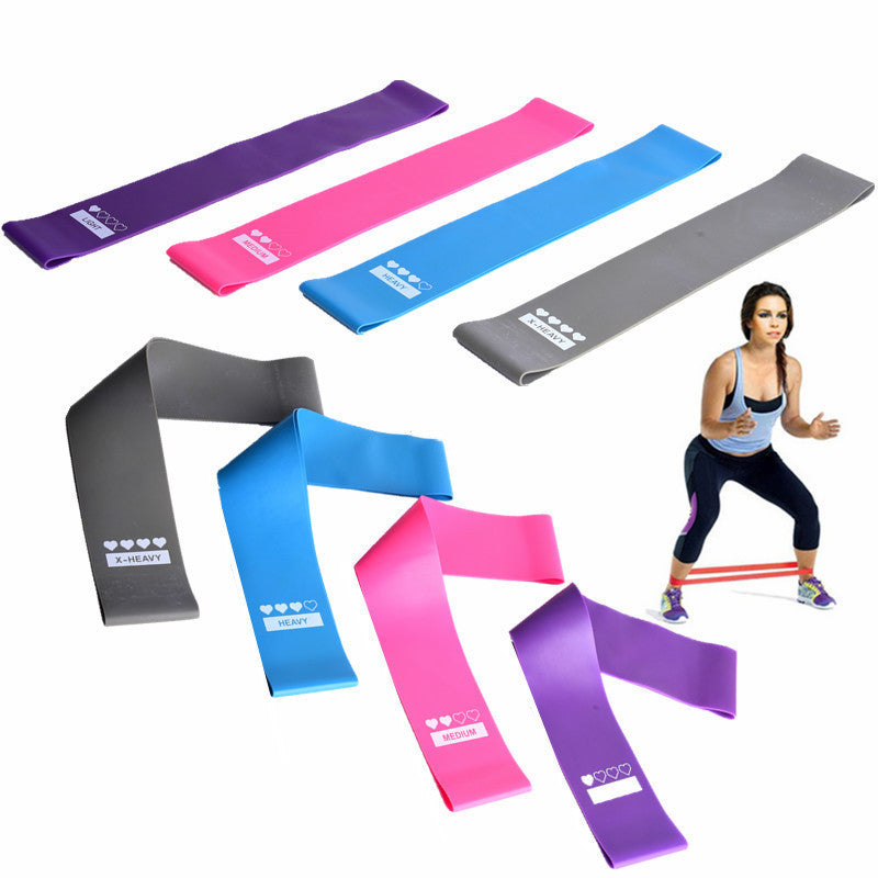 Glatino Resistance Bands Set – Elastic Booty & Fitness Bands for Gym, Yoga, Pilates & Full-Body Workouts