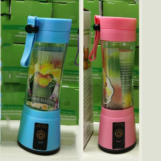 Glatino Portable USB Rechargeable Mini Blender Electric Juicer 6 Blades Fruit Juice Mixer for Home Travel