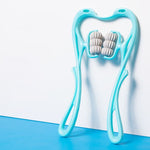 Six-Wheel Neck Massager – Manual Roller Tool for Muscle Relaxation, Stress & Pain Relief | Full-Body Massage Roller by Glatino