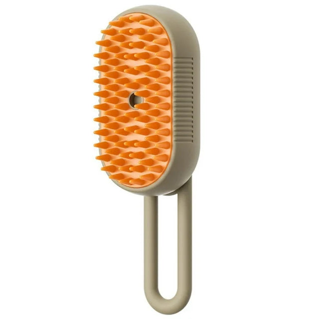 Glatino 3-in-1 Electric Pet Steam Brush – Steamy Cat & Dog Grooming Comb for Hair Removal, Massage & Cleaning