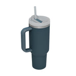 Glatino 40 Oz Insulated Tumbler with Handle & Straw – Stainless Steel Spill Proof Vacuum Coffee Cup for Travel & Office